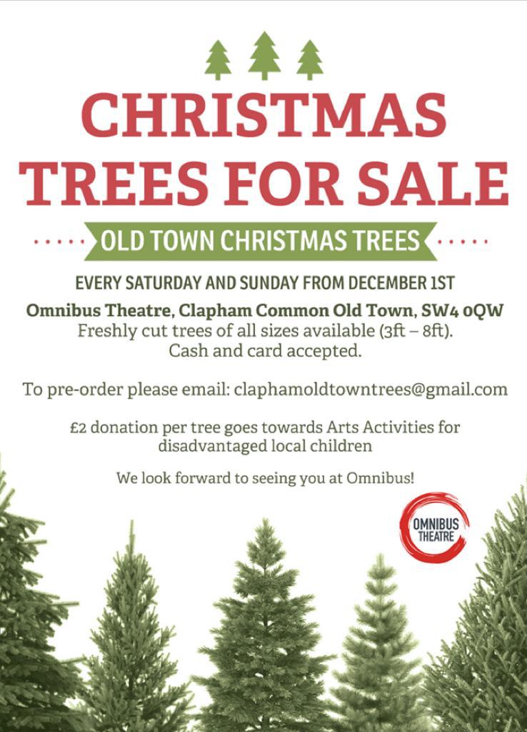 Christmas Tree Sale At Omnibus - This Is Clapham - Christmas Tree Sale At Omnibus - This Is Clapham