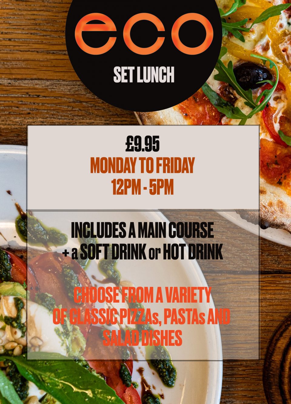 Eco set lunch Clapham