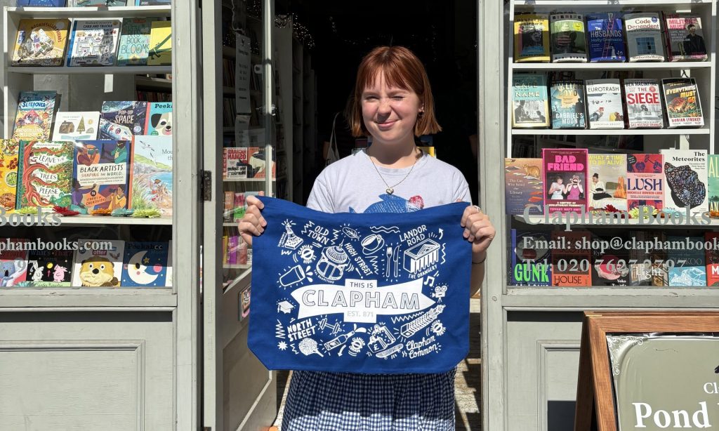 Clapham bag, clapham books, free tote