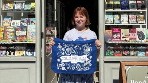 Clapham bag, clapham books, free tote